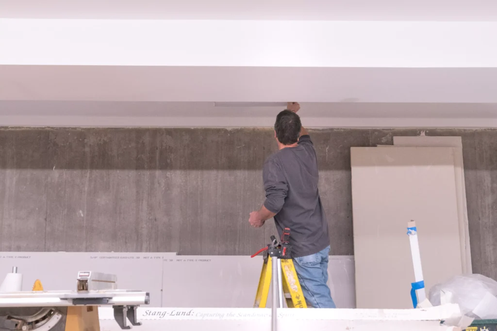 a electrician performing electrical services in arden hills, mn.