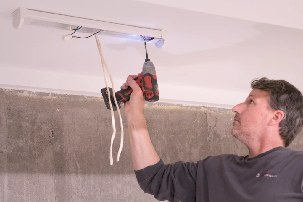 a electrician performing electrical services in minnetonka, mn.