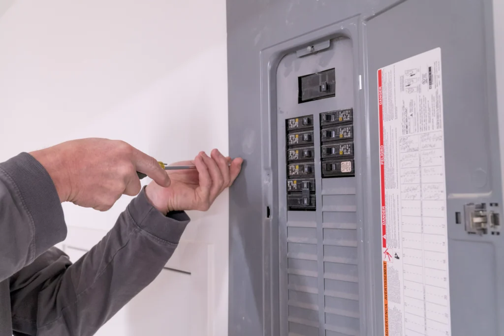 a professional from stafford home service performing electrical services in north st. paul, mn